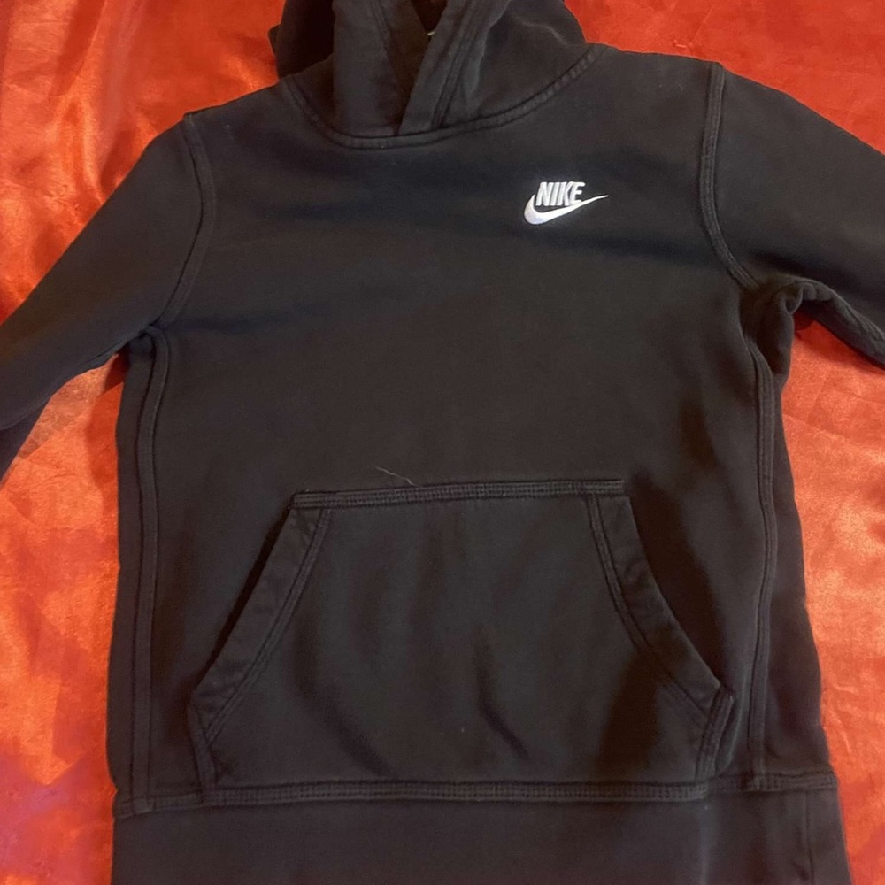 Kids Black Nike hoodie